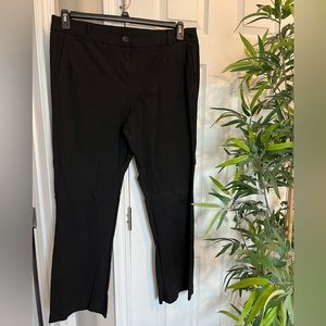 Lane Bryant Black Trouser in Stretch Fabric